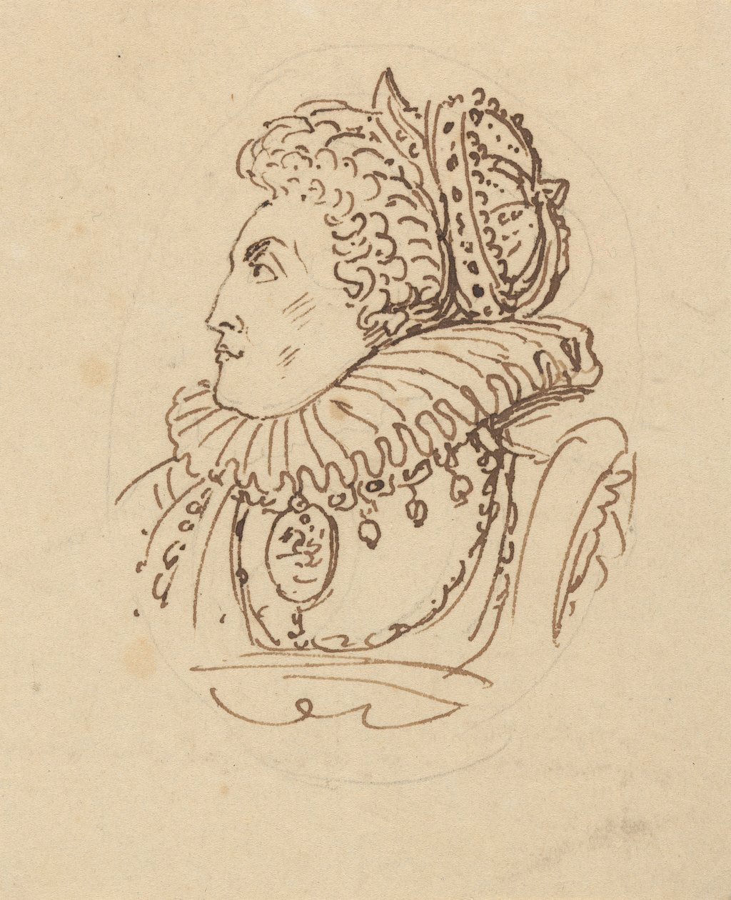 Albumritning av Thomas Rowlandson
