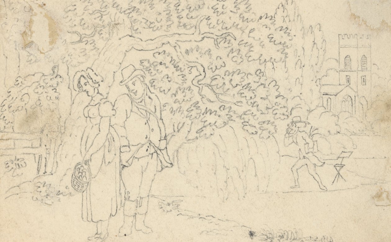 Albumritning av Thomas Rowlandson