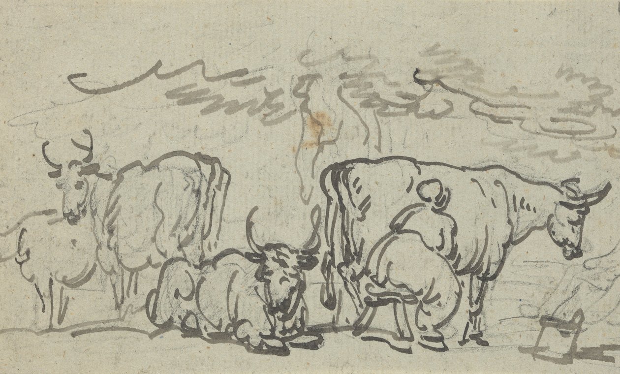 Albumritning av Thomas Rowlandson