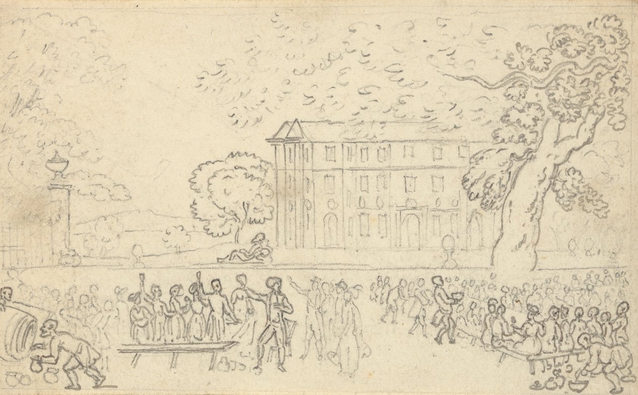 Albumritning av Thomas Rowlandson