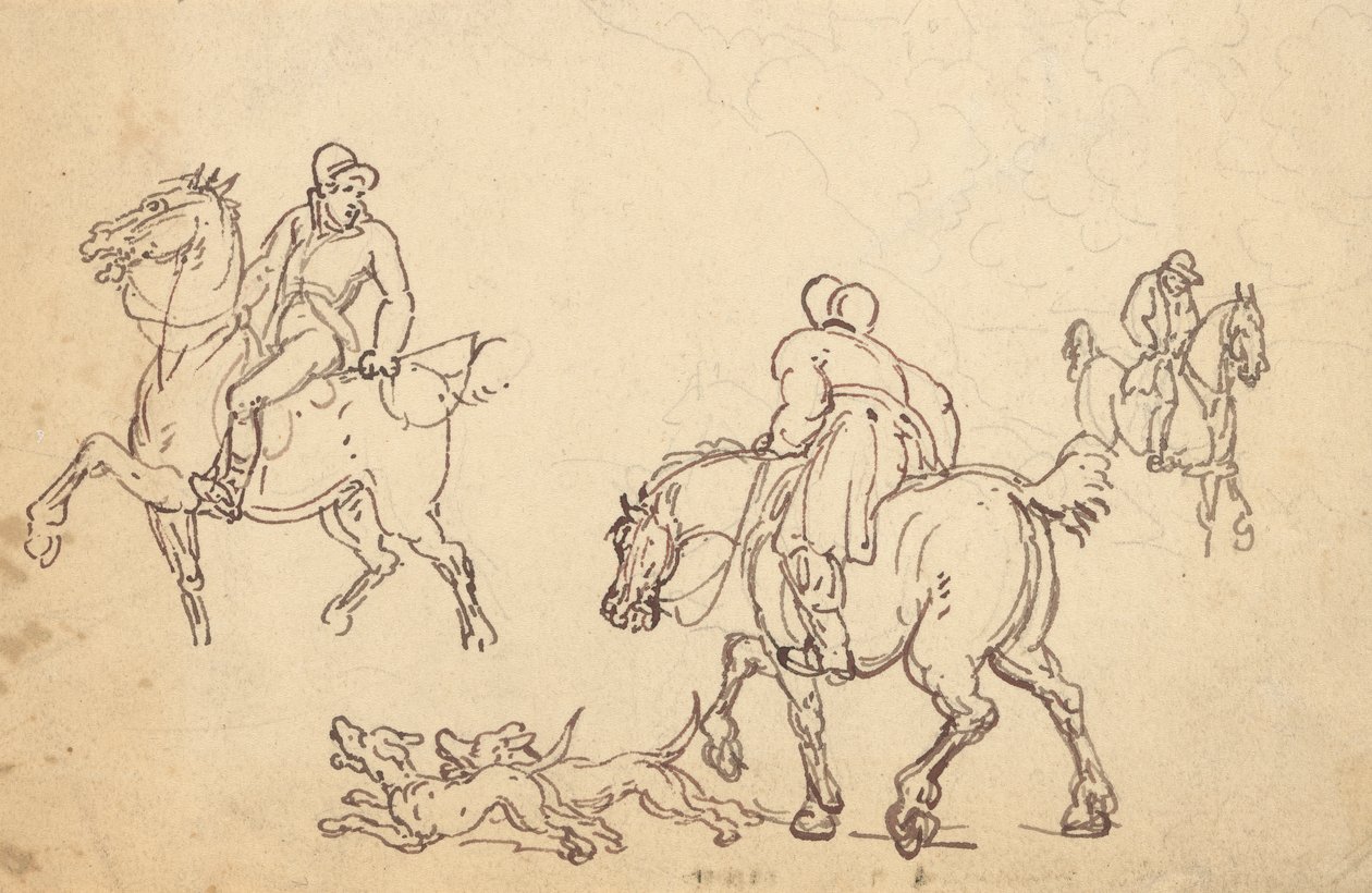 Albumritning av Thomas Rowlandson