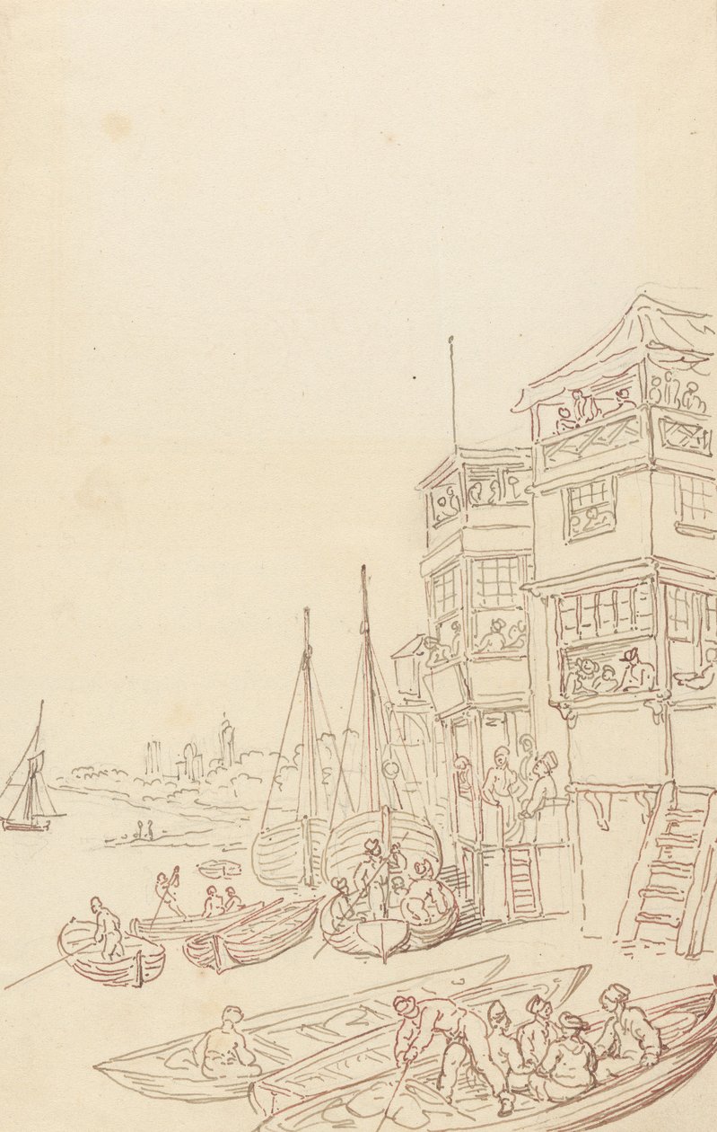 Albumteckning av Thomas Rowlandson