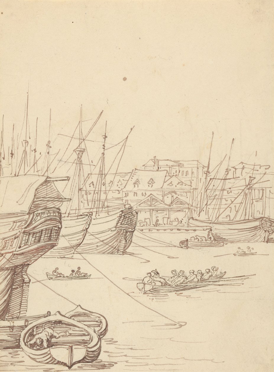 Albumteckning av Thomas Rowlandson
