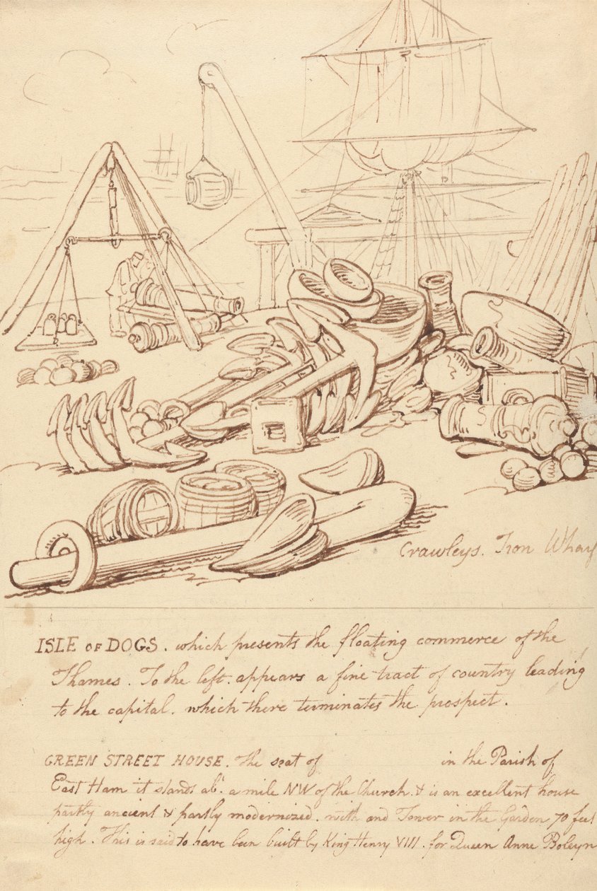 Albumteckning av Thomas Rowlandson