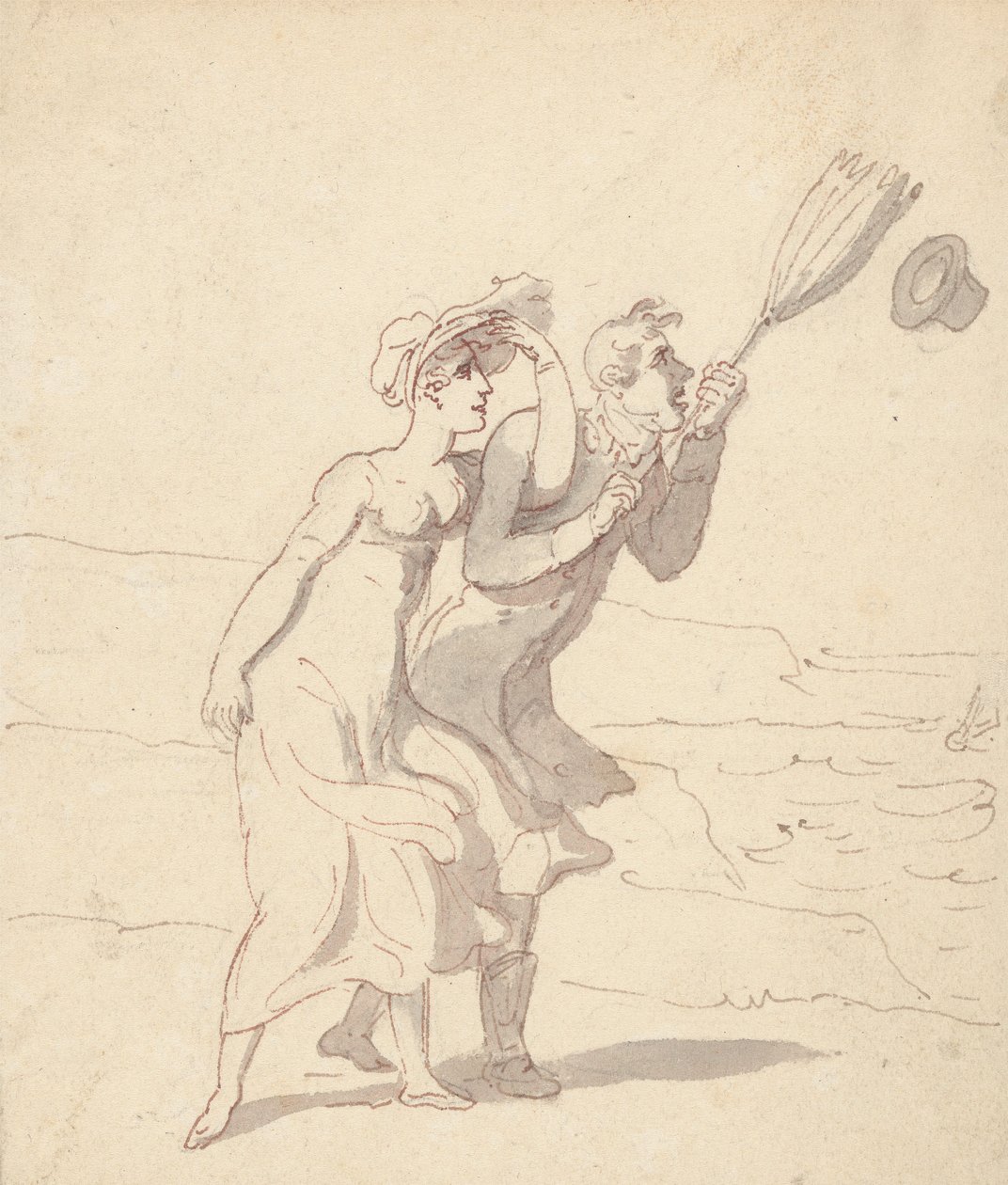 Albumteckning av Thomas Rowlandson