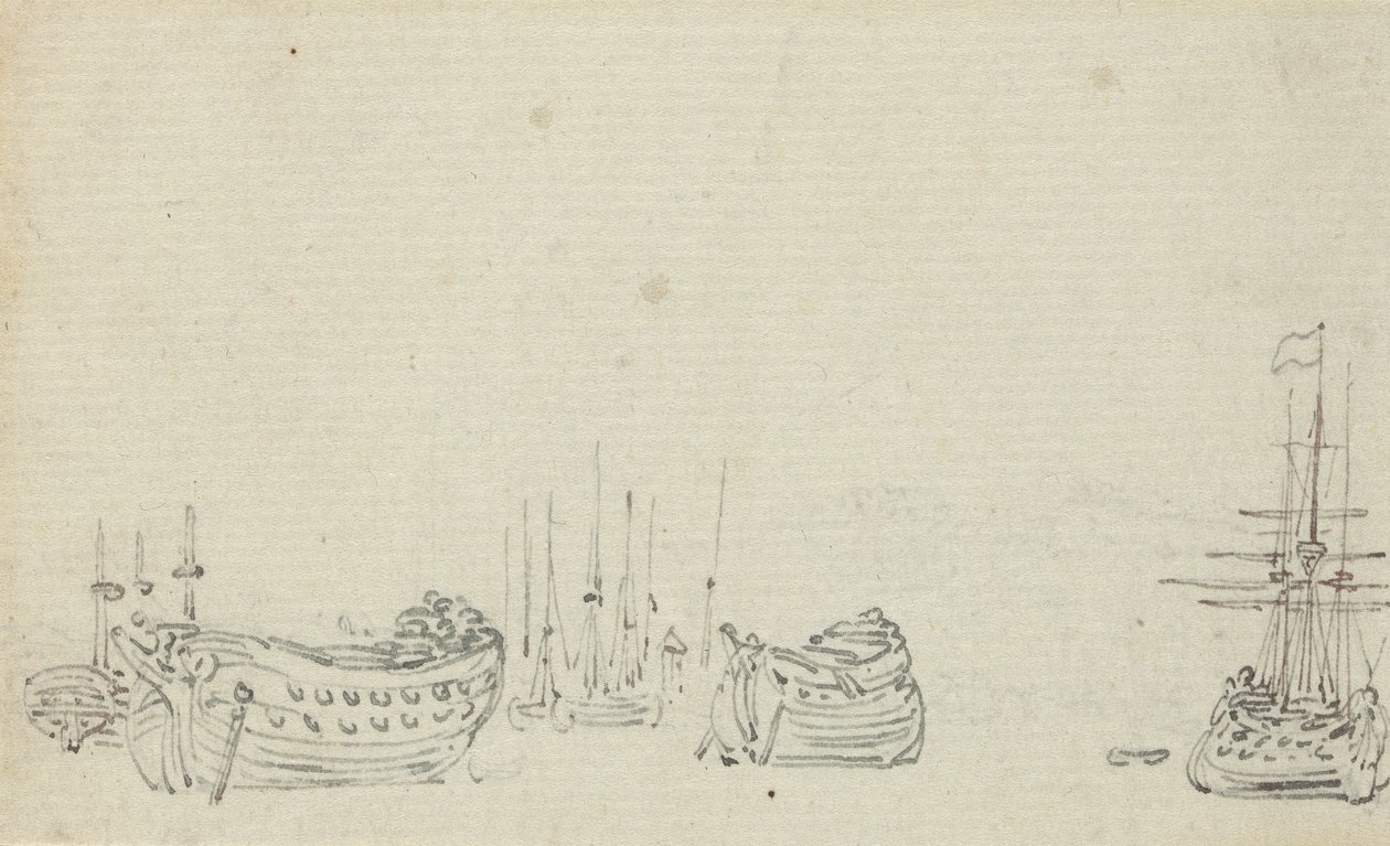 Albumteckning av Thomas Rowlandson