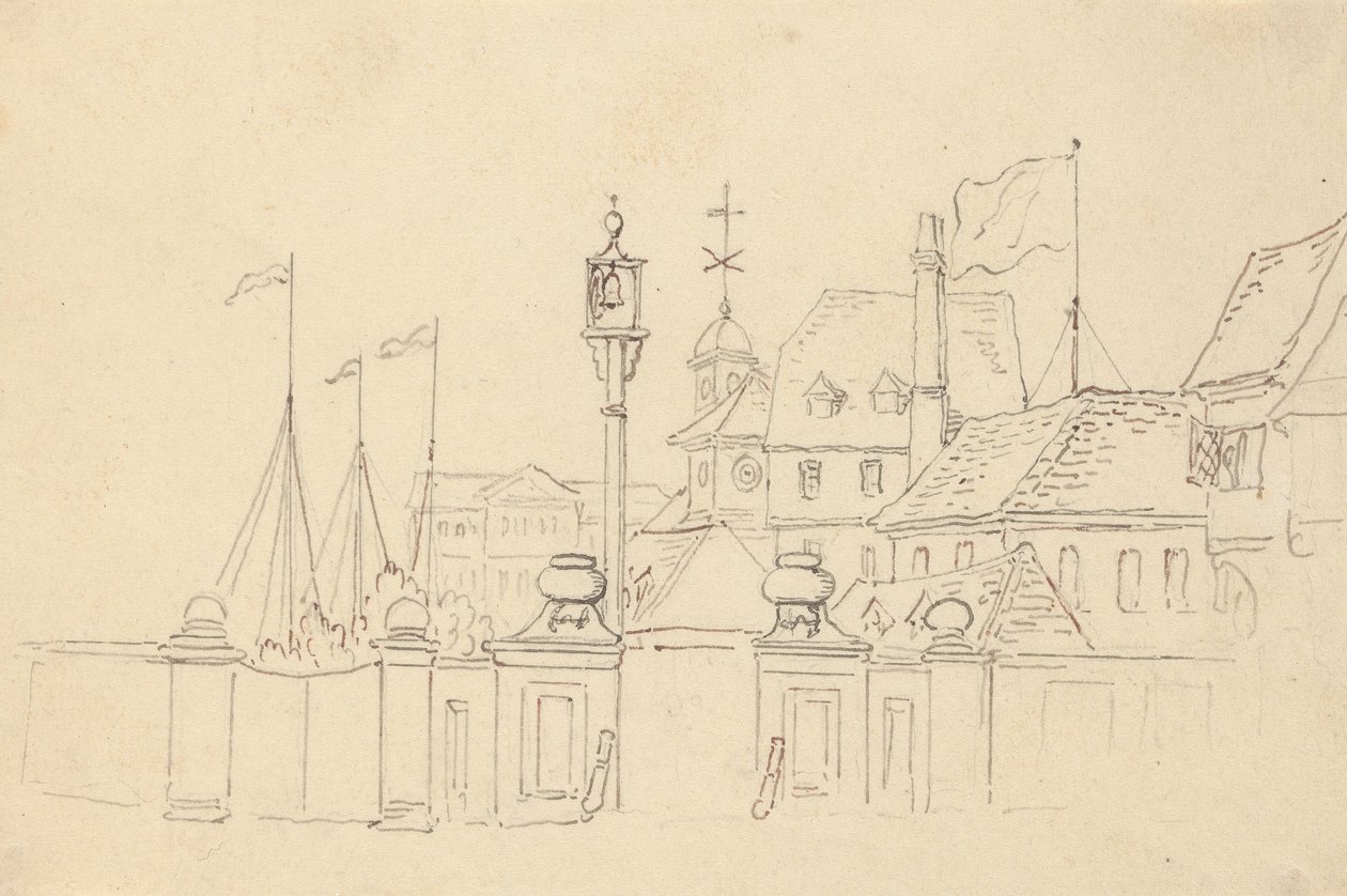 Albumteckning av Thomas Rowlandson