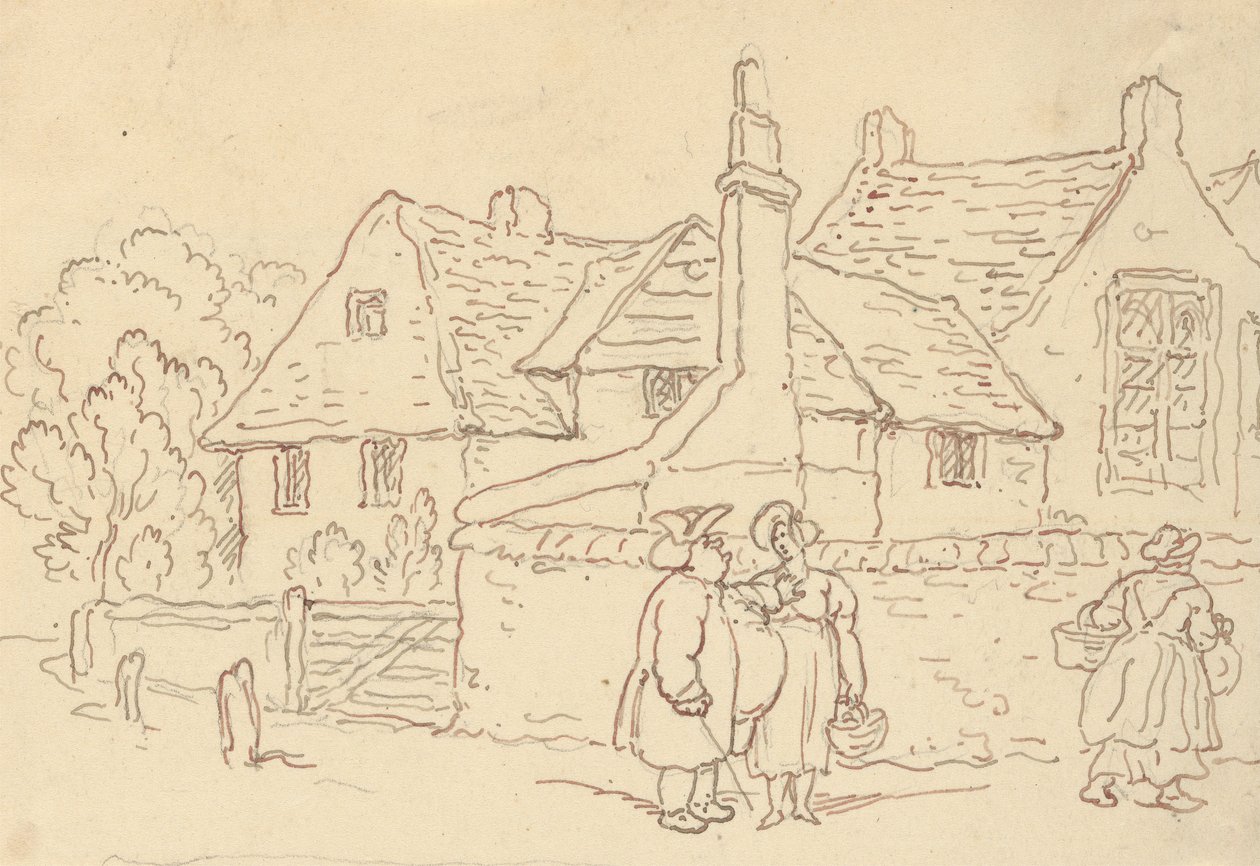 Albumteckning av Thomas Rowlandson