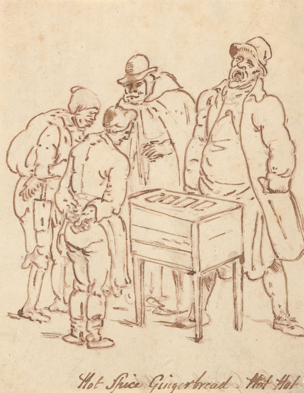 Albumteckning av Thomas Rowlandson