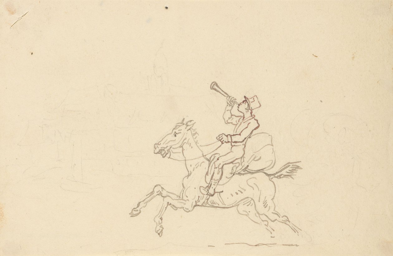 Albumteckning av Thomas Rowlandson