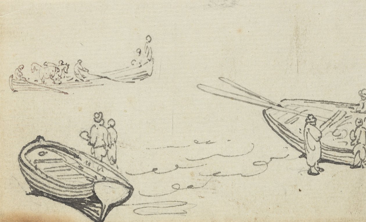 Albumteckning av Thomas Rowlandson