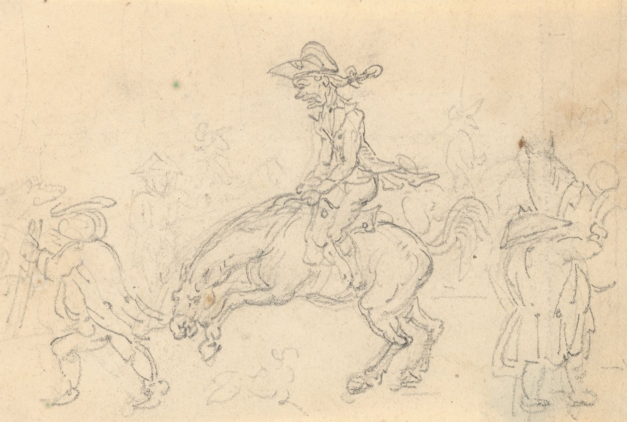 Albumteckning av Thomas Rowlandson