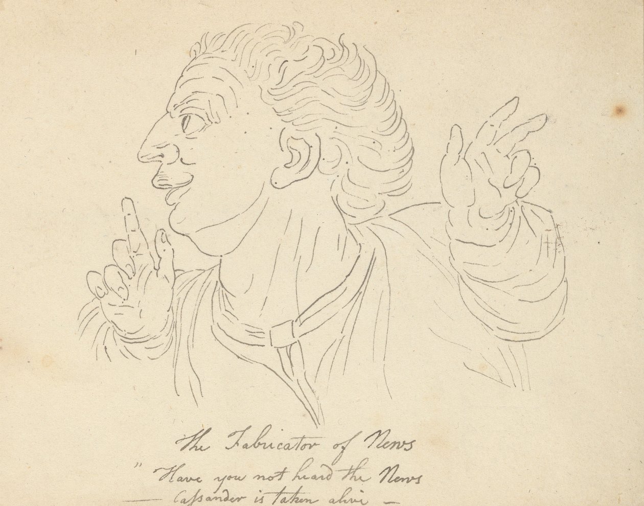 Albumteckning av Thomas Rowlandson
