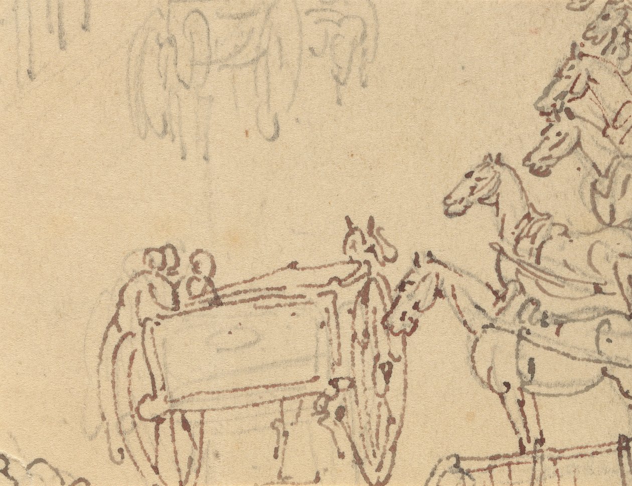 Albumteckning av Thomas Rowlandson