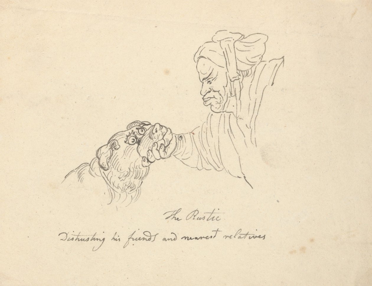 Albumteckning av Thomas Rowlandson