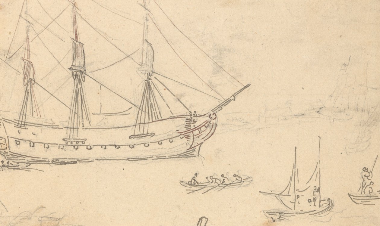 Albumteckning av Thomas Rowlandson