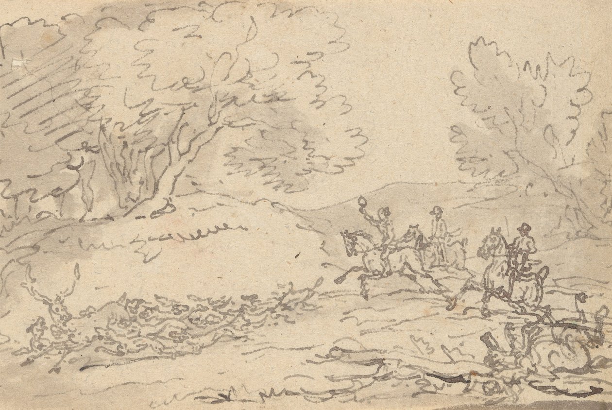 Albumteckning av Thomas Rowlandson
