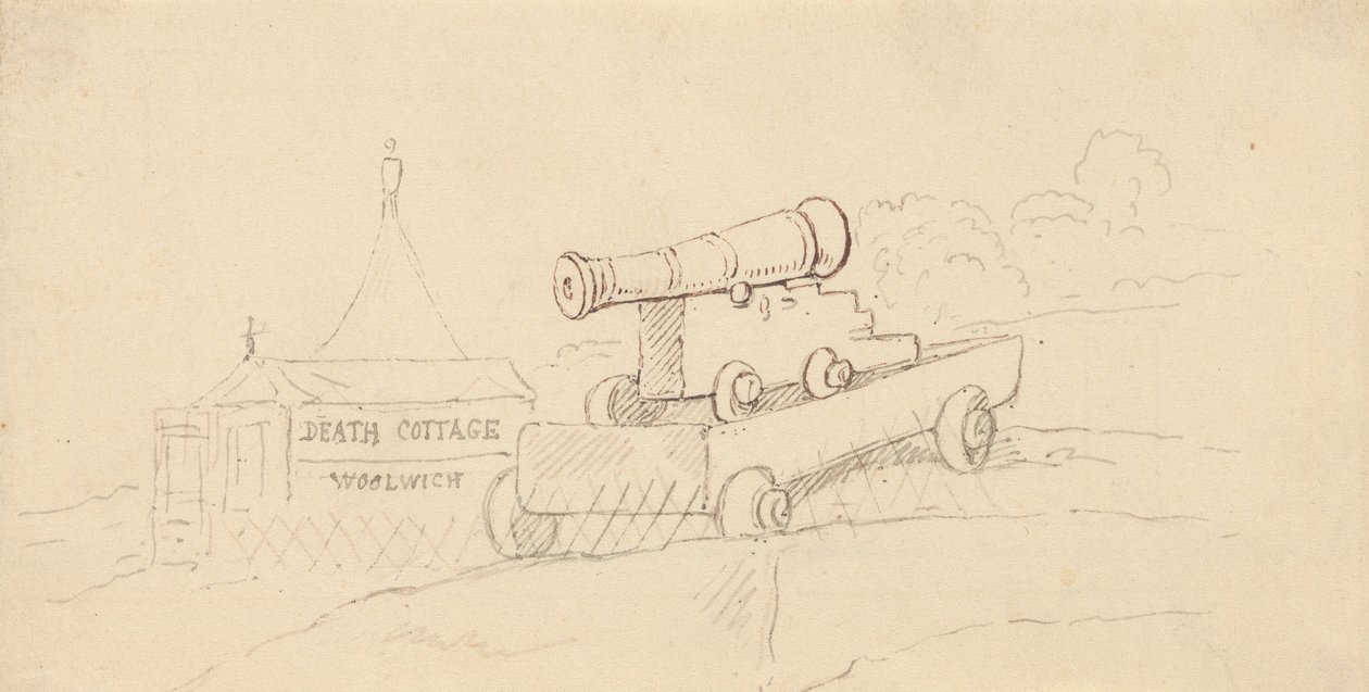 Albumteckning av Thomas Rowlandson