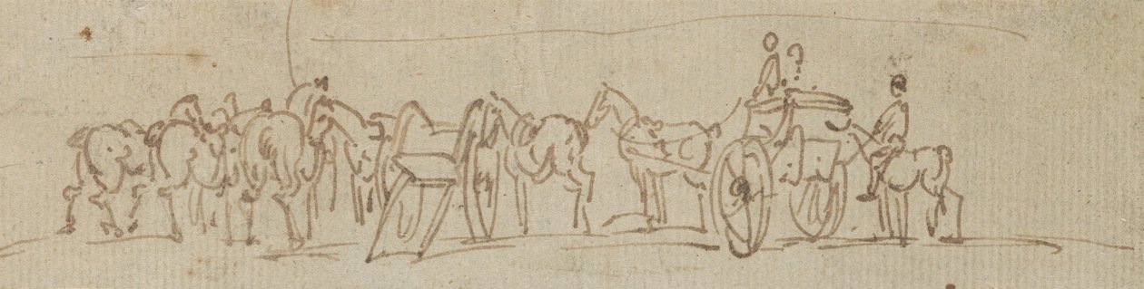 Albumteckning av Thomas Rowlandson