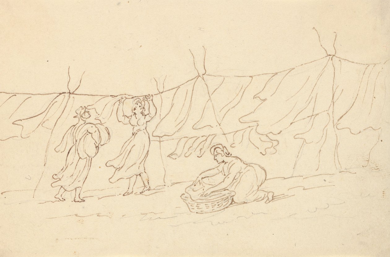 Albumteckning av Thomas Rowlandson