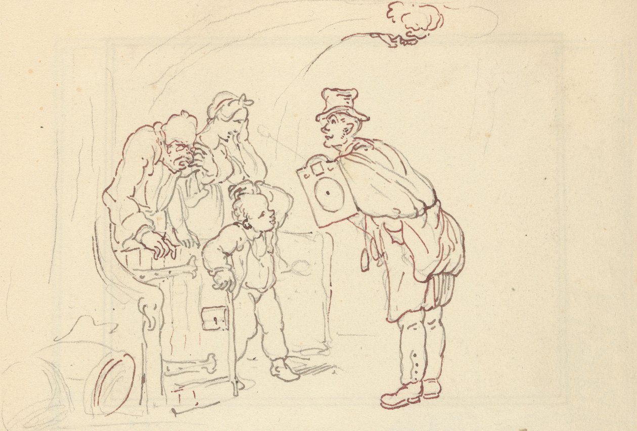 Albumteckning av Thomas Rowlandson
