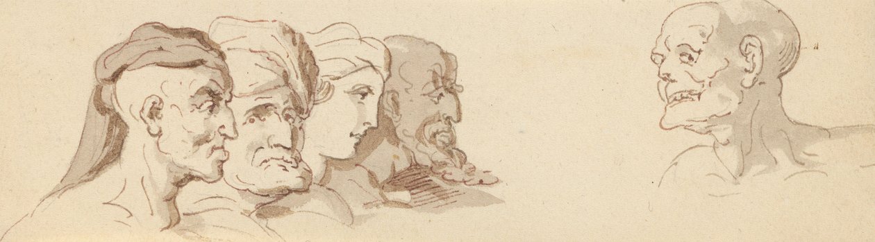 Albumteckning av Thomas Rowlandson