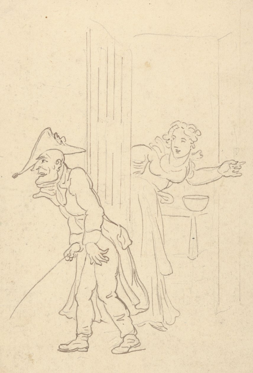 Albumteckning av Thomas Rowlandson