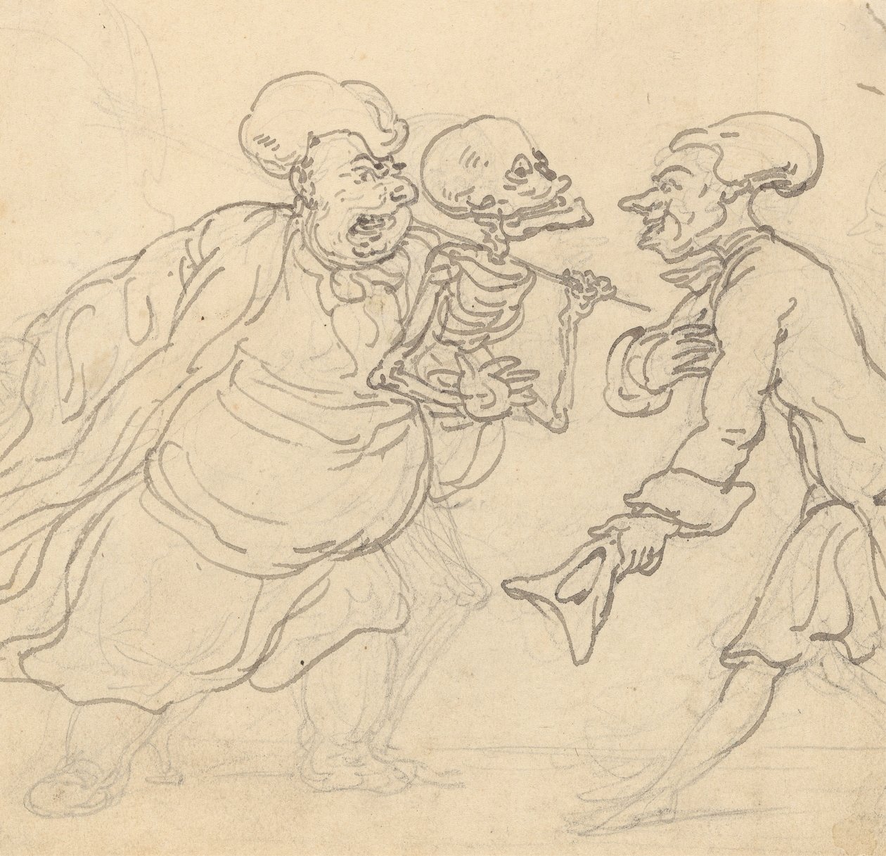 Albumteckning av Thomas Rowlandson