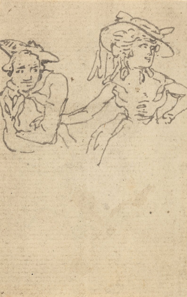 Albumteckning av Thomas Rowlandson