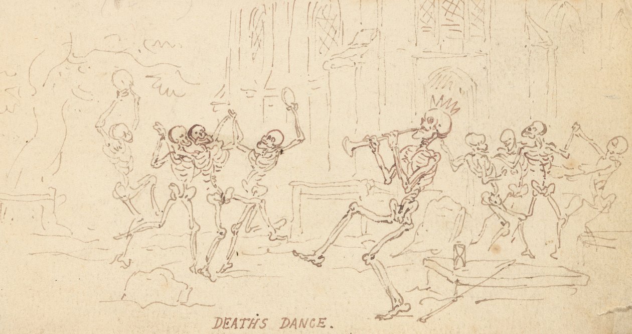 Albumteckning av Thomas Rowlandson
