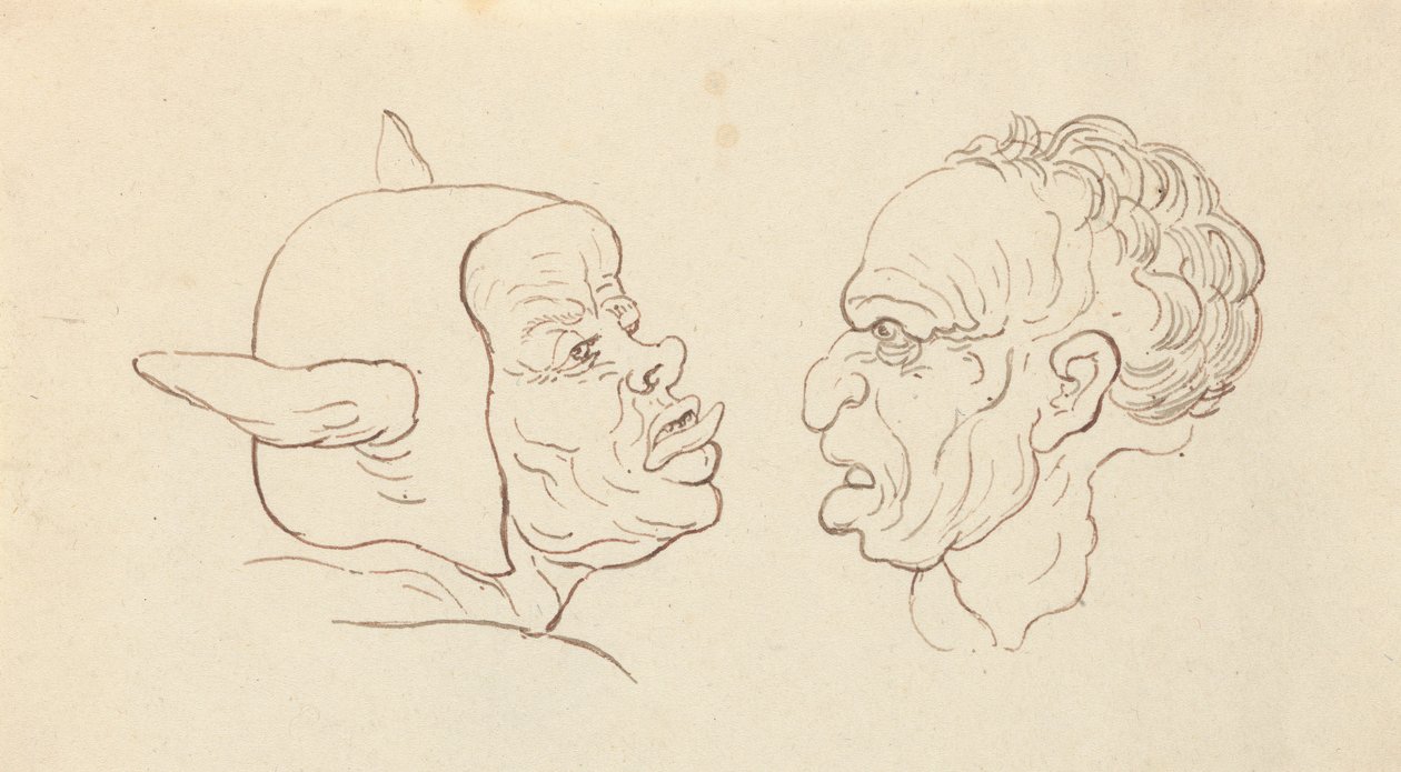 Albumteckning av Thomas Rowlandson