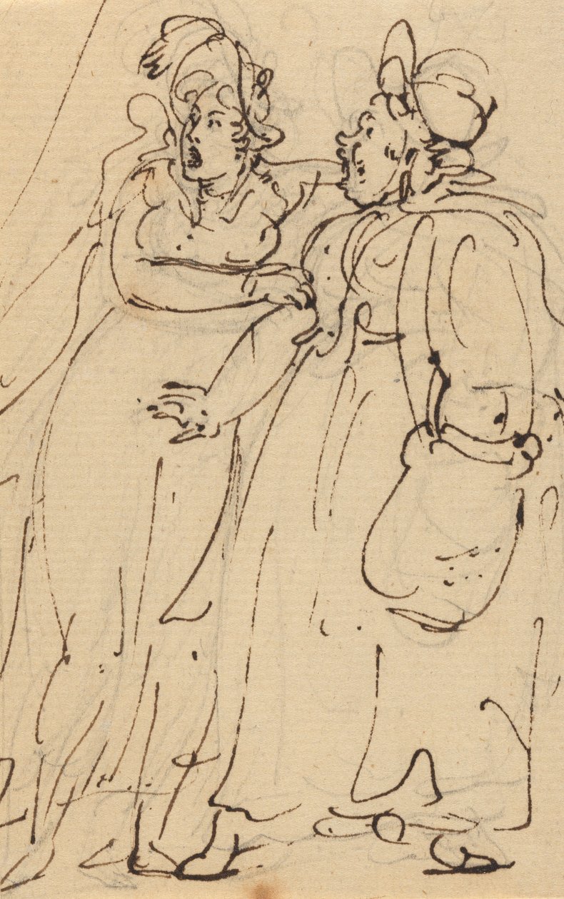Albumteckning av Thomas Rowlandson