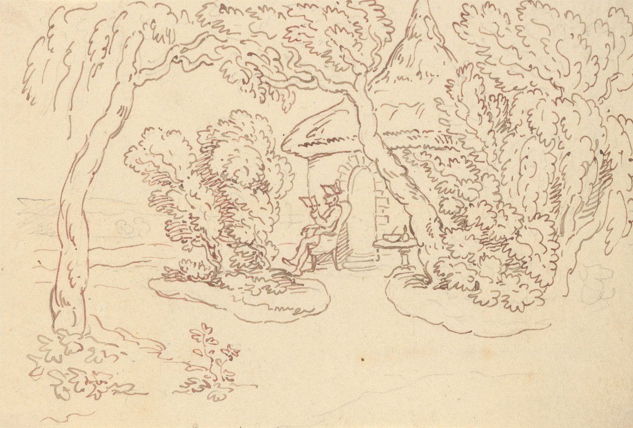Albumteckning av Thomas Rowlandson