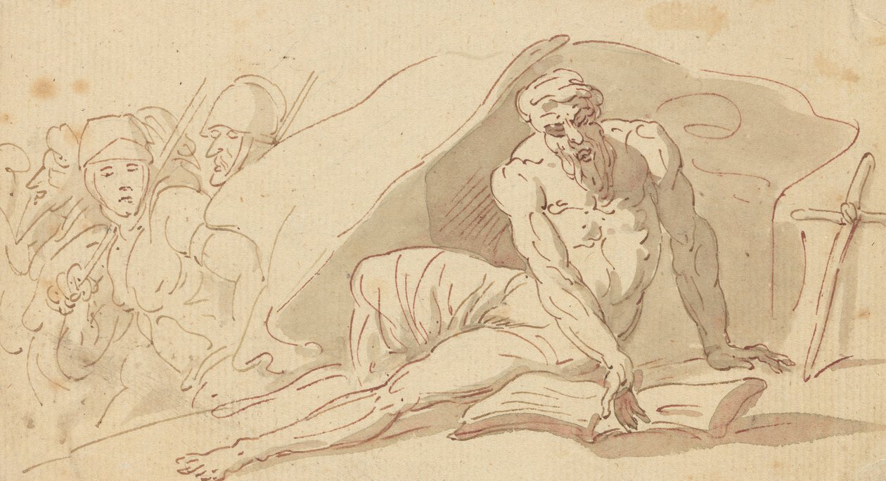 Albumteckning av Thomas Rowlandson