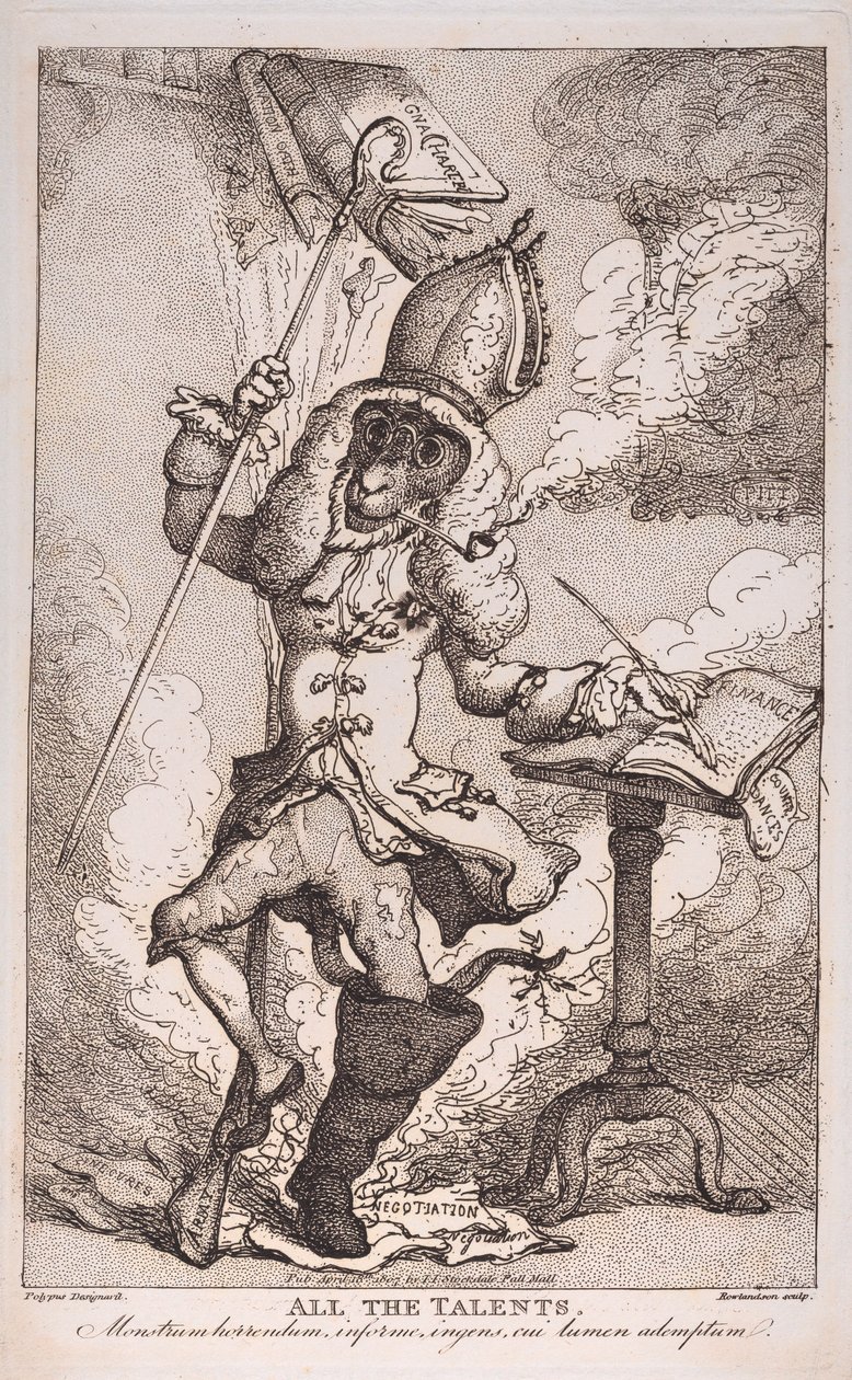 Alla talanger, 18 april 1807, 18 april 1807. av Thomas Rowlandson