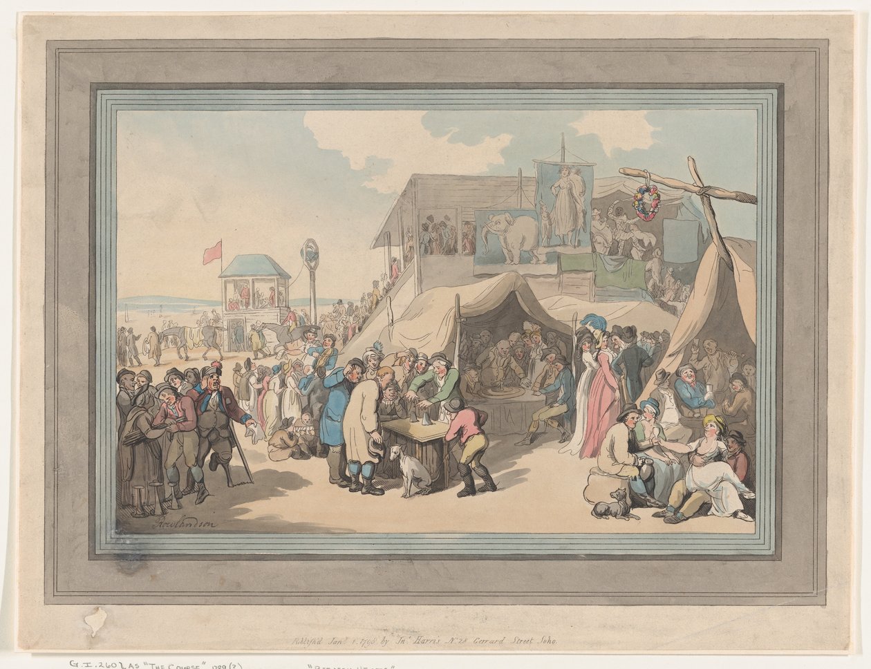 Between Heats [Kursen], 1 januari 1798., 1 januari 1798. av Thomas Rowlandson