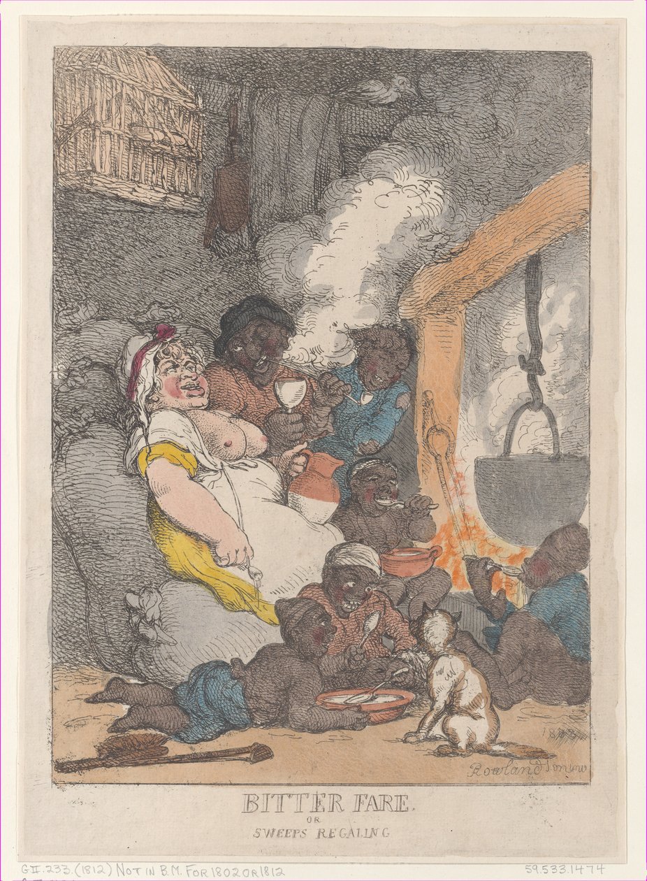 Bitter mat eller sveper regaling, 1812., 1812. av Thomas Rowlandson