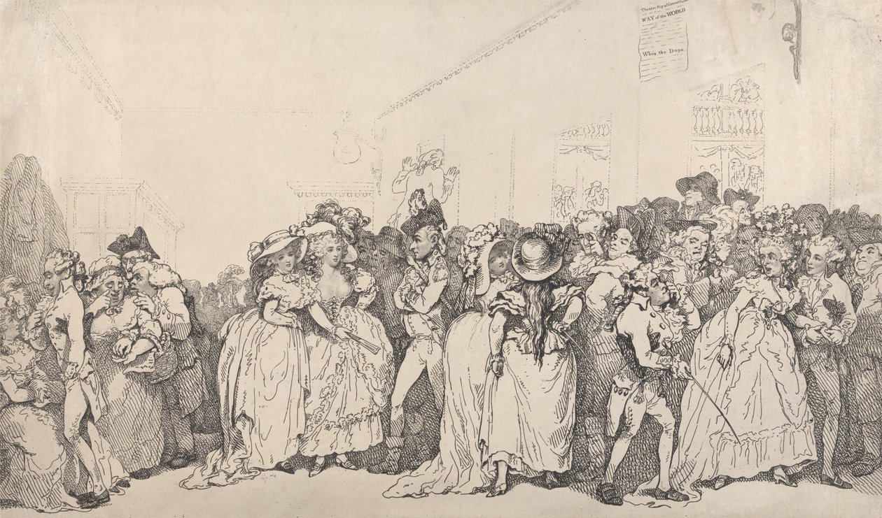 Box Lobby-solstolar av Thomas Rowlandson