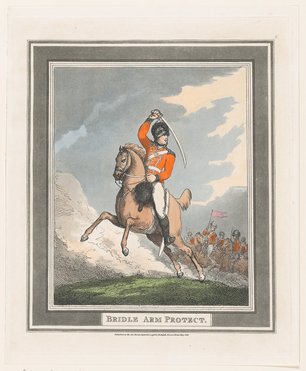 Bridle Arm Protect, 1 september 1798., 1 september 1798. av Thomas Rowlandson