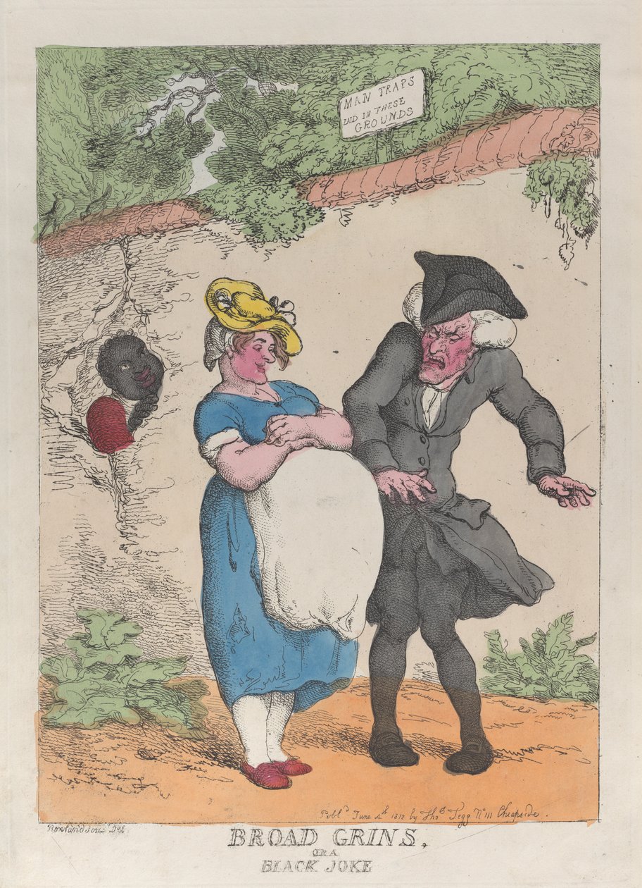 Broad Grins, or a Black Joke, 4 juni 1812., 4 juni 1812. av Thomas Rowlandson