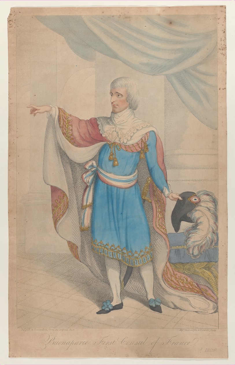 Buonaparte förste konsul i Frankrike, 1800-04., 1800-04. av Thomas Rowlandson