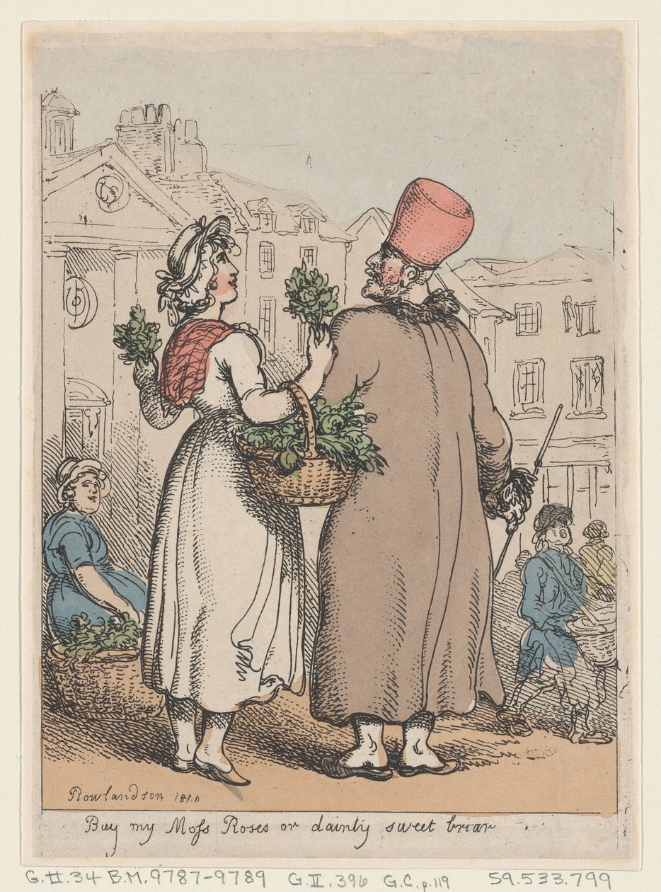 Köp My Moss Roses, or Dainty Sweet briar, 1811., 1811. av Thomas Rowlandson