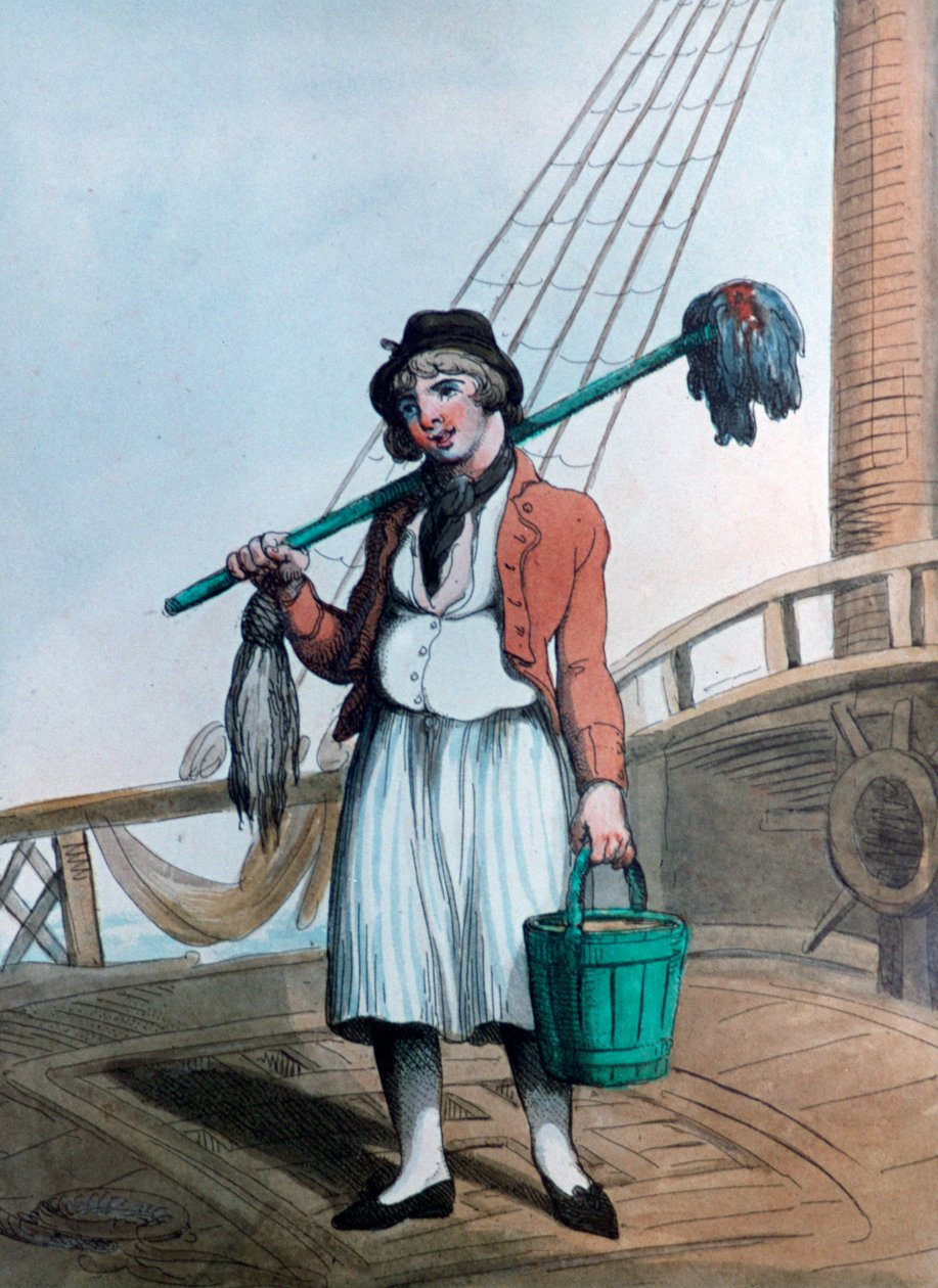 Cabin Boy, 1799 av Thomas Rowlandson