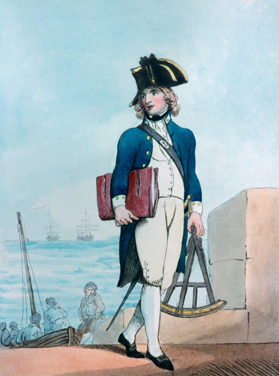 Kandidat för marinkåren, 1799 av Thomas Rowlandson