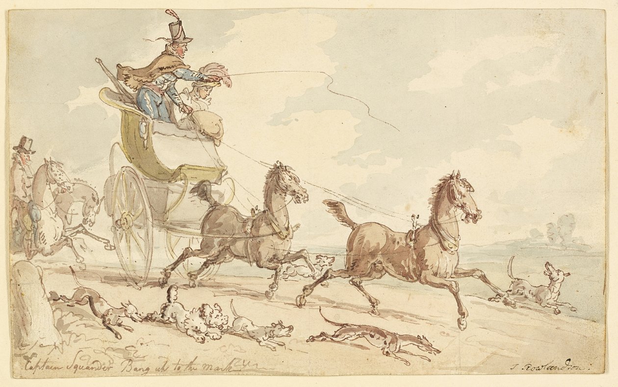 Kapten Squander Bang Up to the Mark av Thomas Rowlandson
