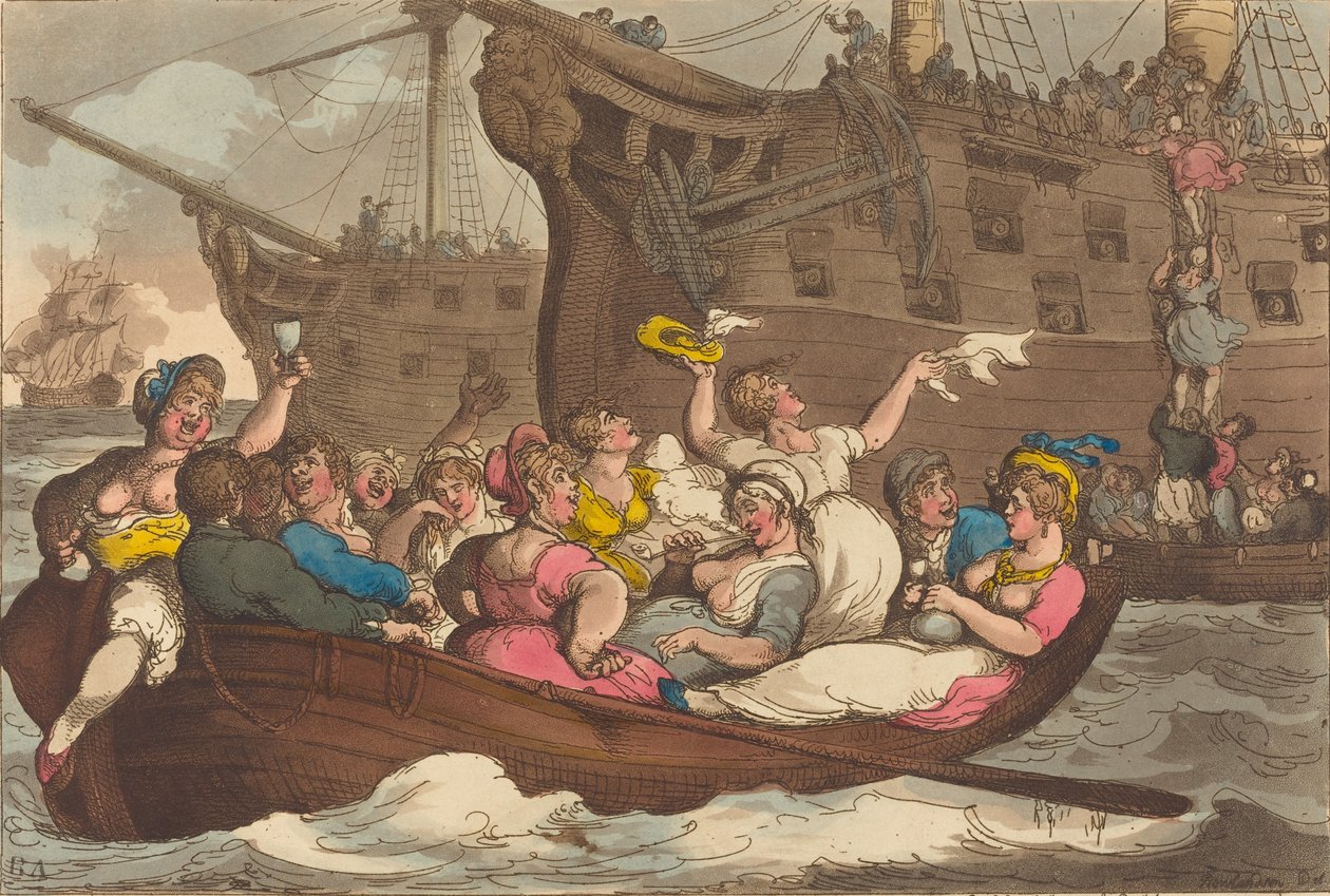 Boskap inte försäkringsbar, publicerad 1809. av Thomas Rowlandson
