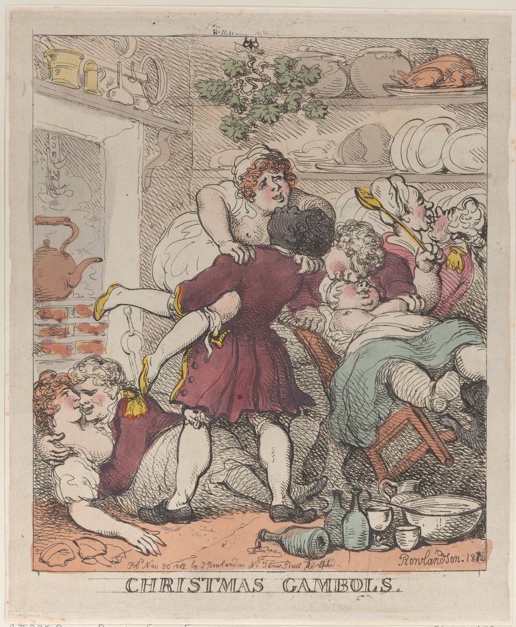 Christmas Gambols, 30 november 1812, 30 november 1812. av Thomas Rowlandson