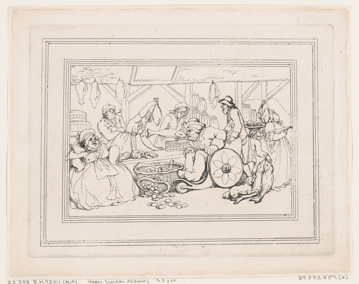 Baths bekvämligheter, plåt 4 av Thomas Rowlandson
