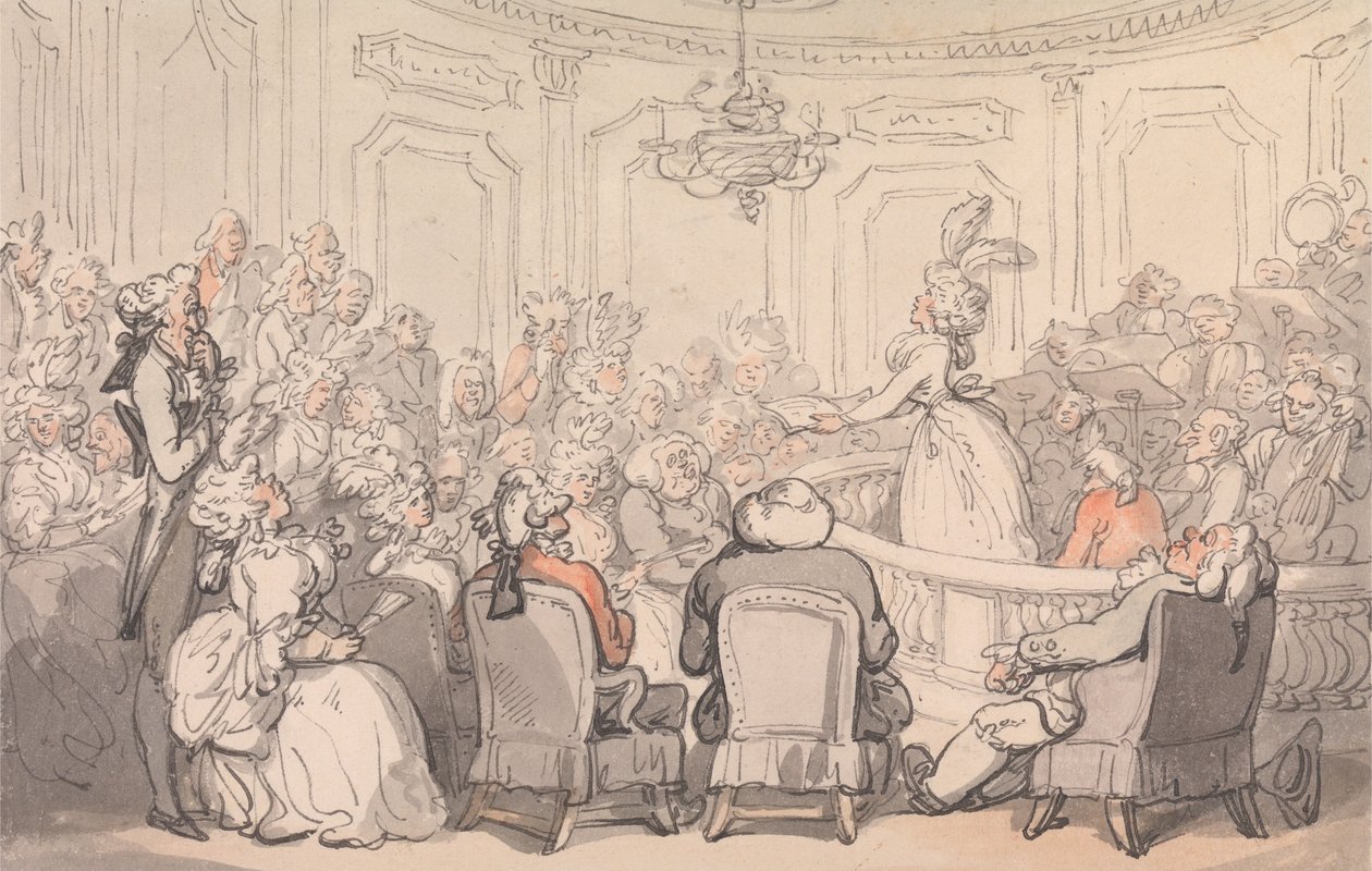”Comforts of Bath”: Konserten av Thomas Rowlandson