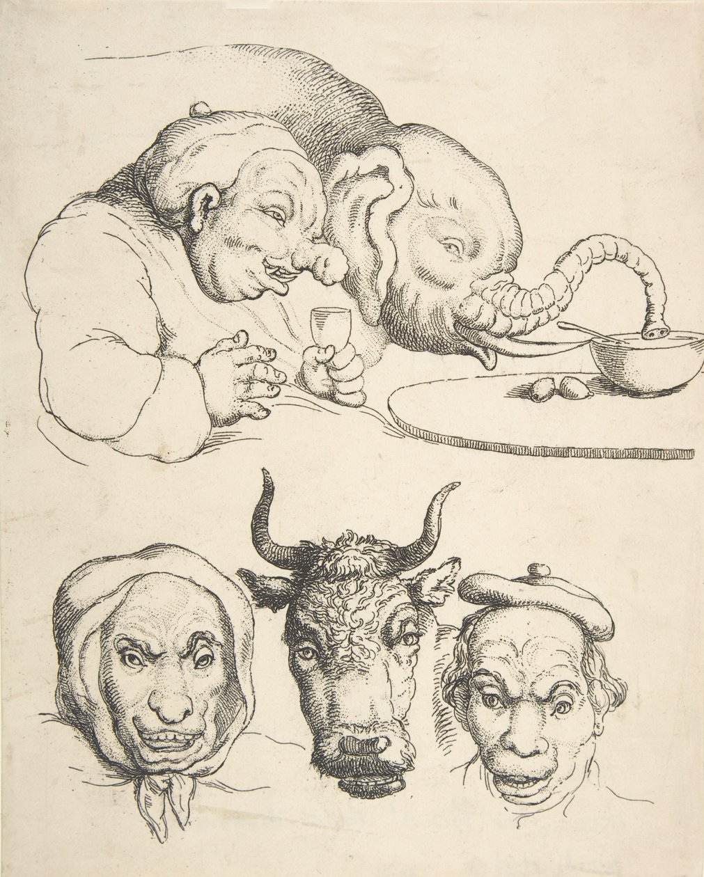 Jämförande anatomi, 1800-25., 1800-25. av Thomas Rowlandson